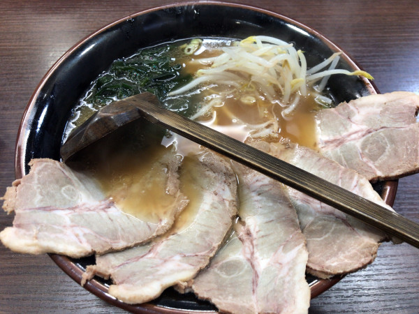 「チャーシューメン(多め、濃いめ) 1000円」@ラーメンショップ とさっ子の写真