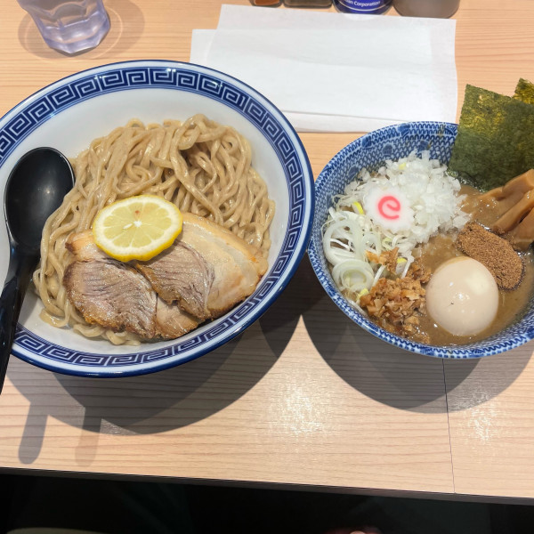 「特製つけ麺 中盛 あつもり」@狼煙 浦和店の写真