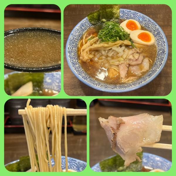 「味玉煮干し中華そば¥900」@麺匠 銀星 海美風の写真