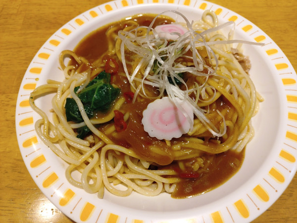 「（期間限定）ビーフカレー南蛮＋大盛（１００円）＝８２０円　※」@リトル小岩井の写真