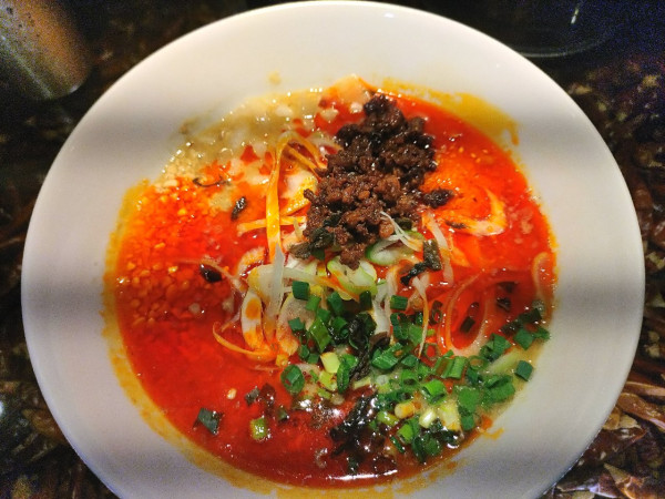 「四川担々麺　白胡麻　痺れ1　辛さ3」@四川担々麺 ななつぼし 新橋店の写真