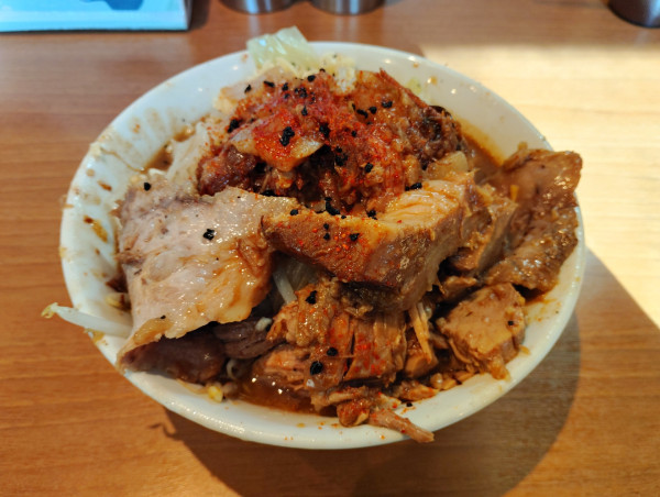 「ラーメン 300g 1500円」@ラーメン 池田屋 高田馬場店の写真