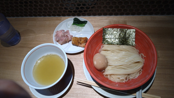 「塩つけ麺プレミアム ＋ 味玉」@麺屋BISQの写真
