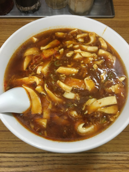 「麻婆ラーメン(750円)」@中華 長寿の写真