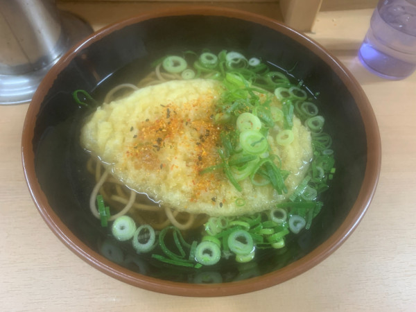 「天ぷらそば 360円」@丸一屋の写真