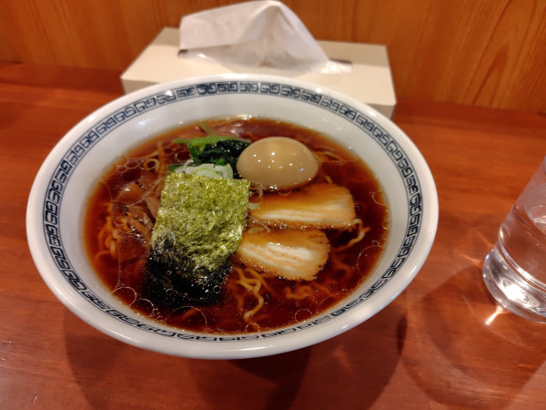 「支那そば¥850味玉¥100」@支那そば ともの写真