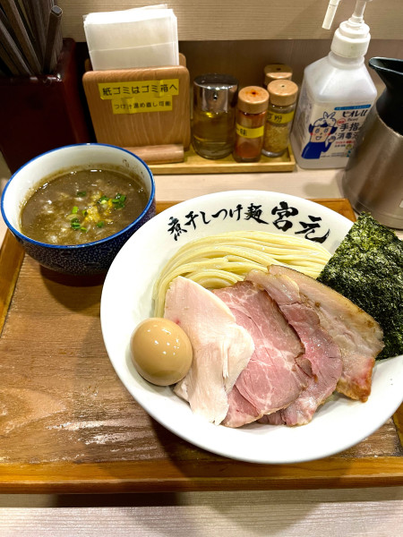 「特製極煮干しつけ麺【TP】大盛」@煮干しつけ麺 宮元の写真