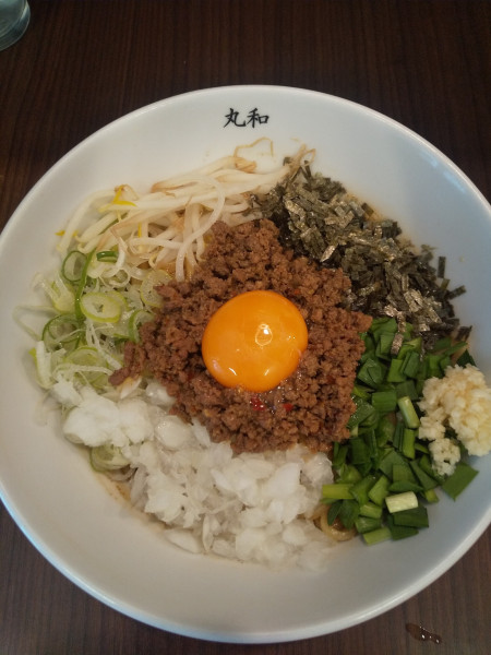 「汁なし台湾まぜそば」@つけ麺 丸和 春田本店の写真