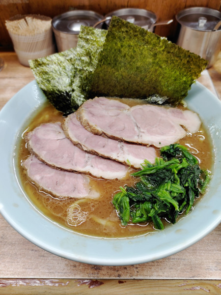 「チャーシューメン　中」@横浜ラーメン 武蔵家 志木店の写真