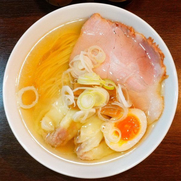 「【限定4】特製鶏そば 塩＋ビール」@中華そばイデタの写真