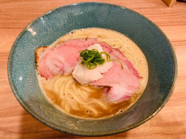「脳好クリーミーラーメン醤油＋ミニチーズリゾット」@うまそうなラーメン屋の写真