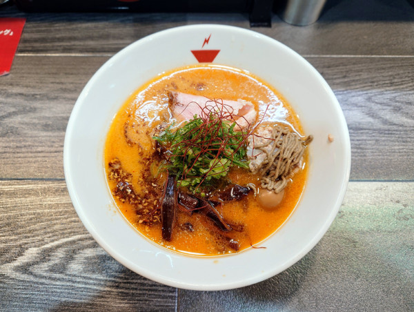 「限定 白味噌蟹そば」@crab台風。の写真