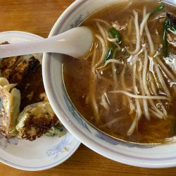 もやしそば：600円（＋餃子）