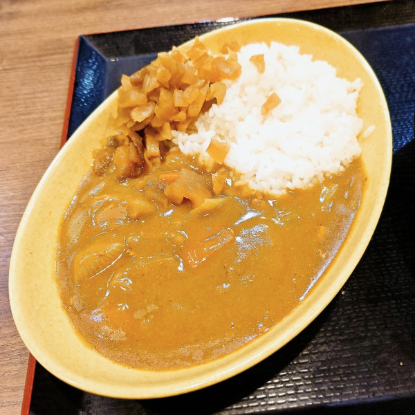 「ミニカレーセット(冷)」@ゆで太郎 柏豊四季店の写真