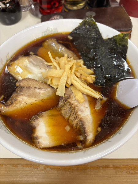 「チャーシューメン➕大盛➕麺固め1050円」@ラーメンショップ味平の写真