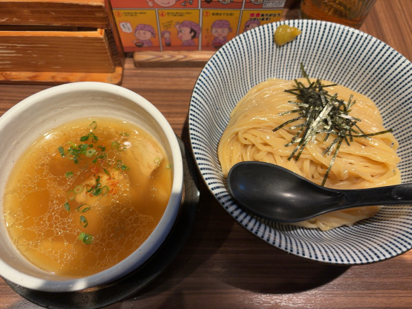 「塩つけ麺980円」@塩つけ麺灯花 赤坂店の写真