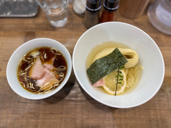 「味玉昆布水つけ麺醤油 1170円」@3931WORKS.の写真