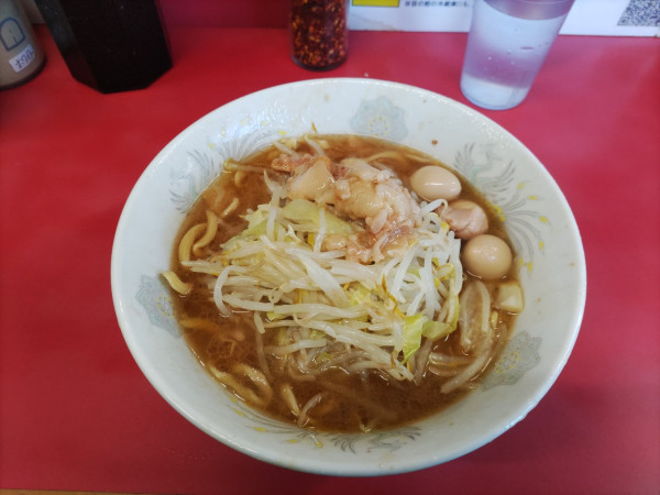「小ラーメン＋ウズラ」@ラーメン二郎 環七一之江店の写真