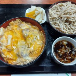 もり蕎麦・かつ丼セット 1200円