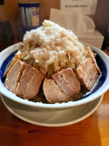 「チャーシュー麺大盛り  全増し」@連の写真