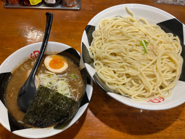 「節つけ麺＋超盛」@つけ麺おんのじ 仙台本店の写真
