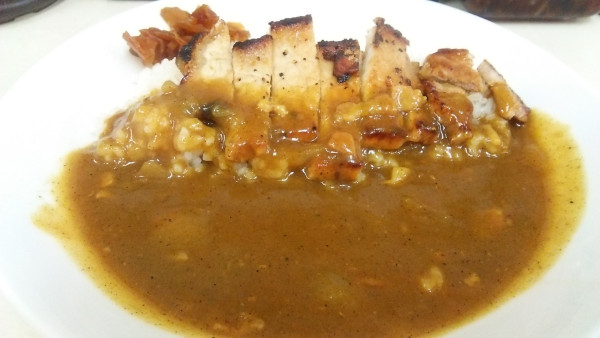 「ポークソテーカレー 860円」@松家カレーの写真