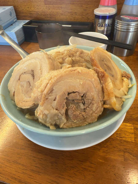 「豚わし大1400円」@汁麺屋 どっぷりしやがれの写真