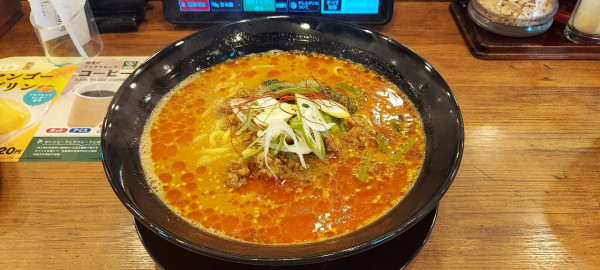 「濃厚担々麺」@伝丸 1国清水大曲店の写真