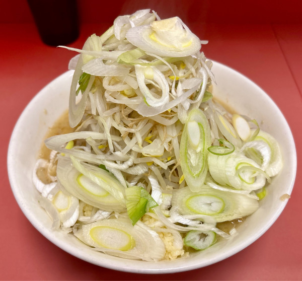 「少なめ+長ねぎ」@ラーメン二郎 ひばりヶ丘駅前店の写真