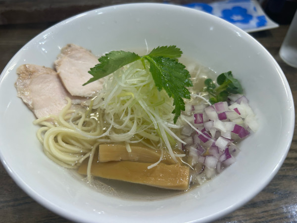 「はまぐり塩そば極み980円」@麺処 とみいの写真