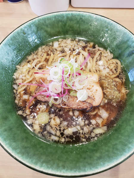 「背脂寒川ジンジャー醤油ラーメン」@福朗の写真