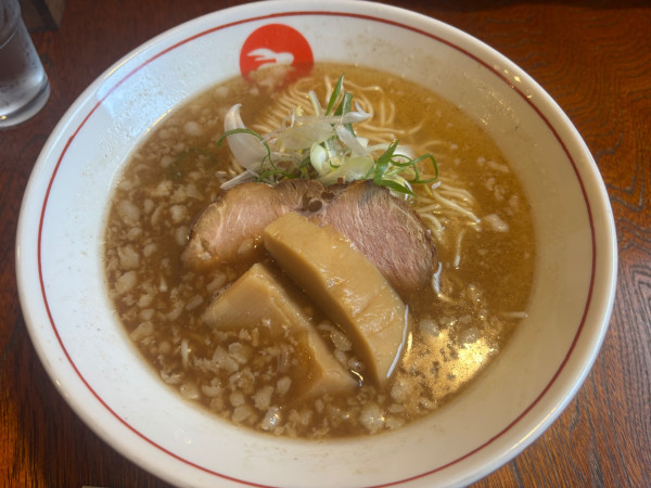 「背脂追い煮干しラーメン」@中華そば うさぎの写真