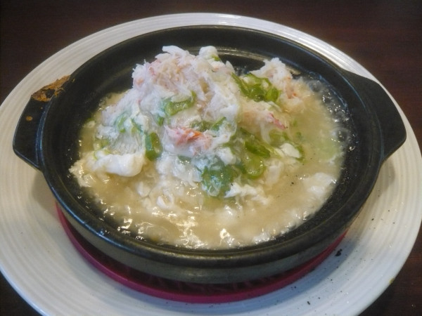 「本ずわい蟹あんかけチャーハン（+蟹３倍）」@バーミヤン 国分寺駅前店の写真