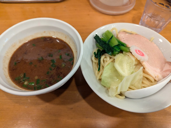 「濃厚つけ麺1200円　並盛」@つけめん桜坂の写真