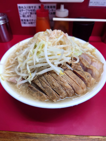 「大豚ダブル  全マシ」@ラーメン二郎 京急川崎店の写真