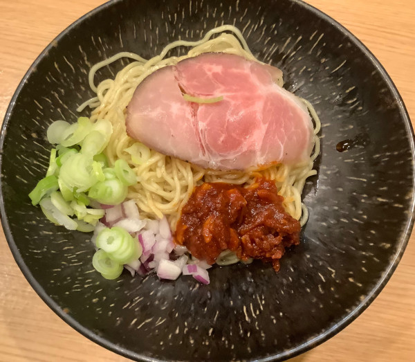 「辛い麻辣の和え玉」@横浜淡麗らぁ麺 川上の写真