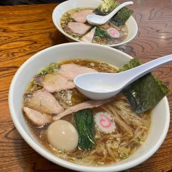 中華そば味玉つき　大盛