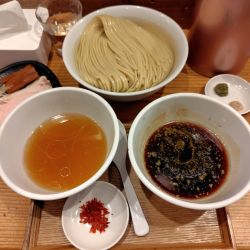 つけ麺500g￥1500＋藻塩・わさび￥50