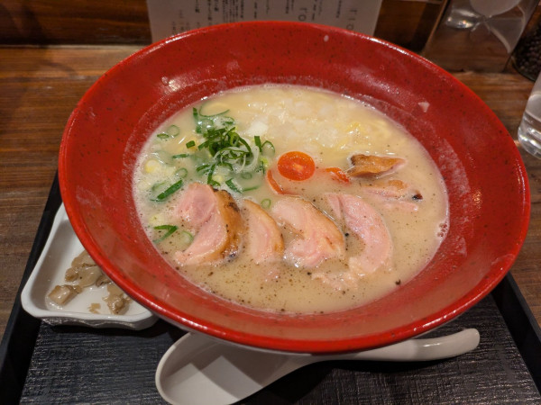 「塩+チャーシュー追加(1250円)」@麺や いま村の写真