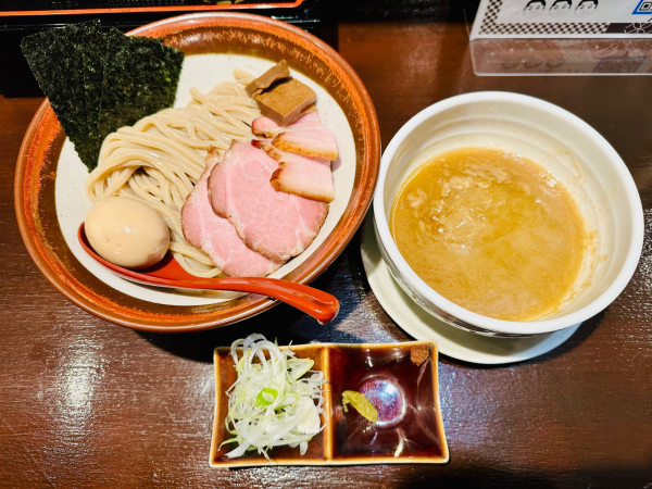「特製つけ麺(300g)【1450円】」@長男、ほそのたかしの写真