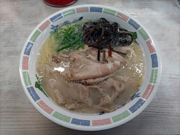 「チャーシューメン 490円」@博多ラーメン はかたや 堅粕店の写真