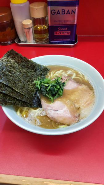 「ラーメン 850円」@横浜ラーメン 武蔵家 東名川崎店の写真