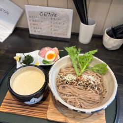 納豆と和出汁のつけ麺 釜揚げバージョン