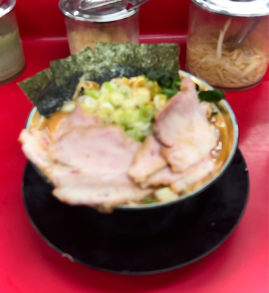 「チャーシューメン 野菜」@家系ラーメン 王道 いしいの写真