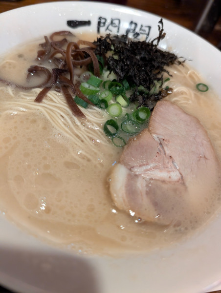 「長浜らーめん」@一閃閣の写真