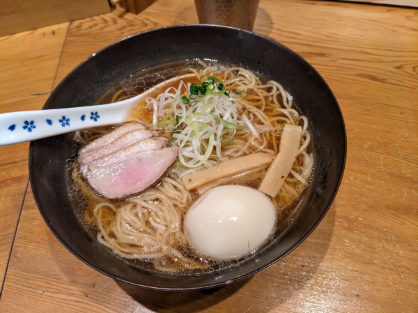 「味玉鴨出汁中華そば」@鴨出汁中華そば かわなの写真