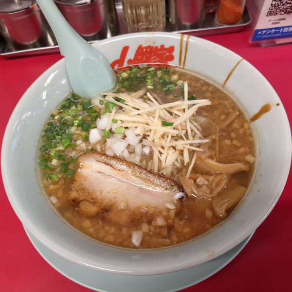 「ver4 たっぷり！生姜醤油ラーメン」@山岡家 川島店の写真
