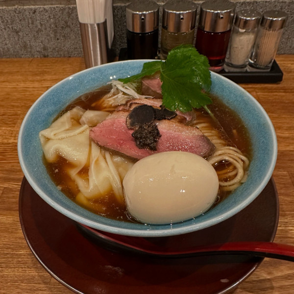 「トリュフ鴨そば」@麺処 青野の写真