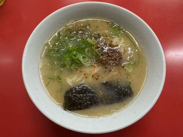 「半ラーメン　550円」@千龍ラーメンの写真