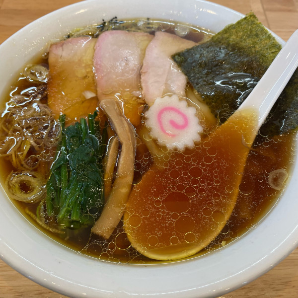「ワンタン麺　1,050円」@白河手打中華そば 緑川 とら食堂那須塩原分店の写真
